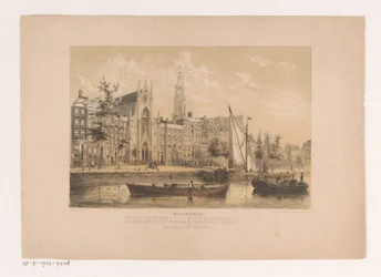 Keizersgracht mit Onze-Lieve-Vrouwekerk in Amsterdam