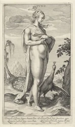 Juno mit Pfau - Juno (Titel auf dem Objekt) - Das Urteil des Paris (Serientitel)