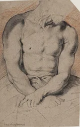 Christus mit Dornenkrone (Torso) nach Van Dyck