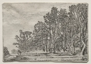 Das Set der Landschaften: Zwei Planken-Hecken, 1616
