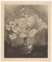 Chrysanthemen in einer Vase