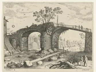 Brücke über einen Fluss