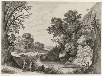 Landschaft mit Pan und Syrinx