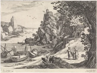 Landschaft mit der Vertreibung von Hagar und Ismael