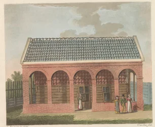 Tsaar Peterhuisje te Zaandam, 1824