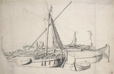 Studie eines Damloopers und eines Smalschips, die nebeneinander liegen, ca. 1665