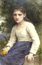 Mädchen mit einem Apfel, 1905