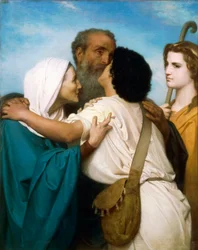 Die Rückkehr des Tobias von William-Adolphe Bouguereau (1825-1905)