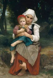 Bretonischer Bruder und bretonische Schwester, 1871