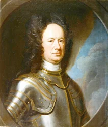 Porträt von Oberst Alexander Campbell von Finab (geb. 1669) 1715