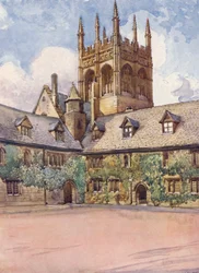 "Mob quad," Merton College