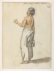 Frau von Turon Bay, Cochin China aus einem Album von 372 Zeichnungen von Landschaften, Küstenlinien, Kostümen und Alltagsleben während der Gesandtschaft von Lord Macartney an den Kaiser von China, zwischen 1792 und 1794