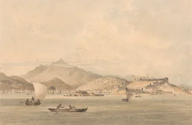 Ansicht der Küste Chinas