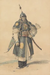 Porträt eines chinesischen Soldaten
