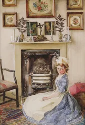 Schwärzen des Kaminrosts, 1907