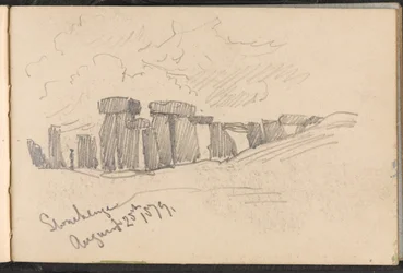 Stonehenge, 25. August 1879