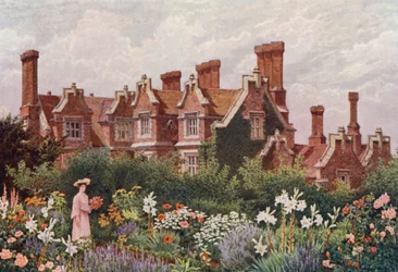 Hollingbourne Manor vom oberen Garten