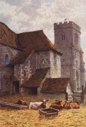 Überreste des Erzbischofspalastes, Charing