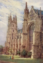 Südwestliches Querschiff und St. Georgs Turm, Kathedrale von Canterbury