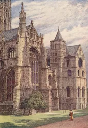 Die Südseite der Kathedrale von Canterbury