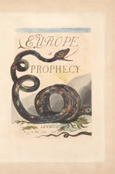 Europa. Eine Prophezeiung, Platte 2, Titelseite