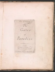 Für Kinder. Die Tore des Paradieses, Tafel 2, Titelseite