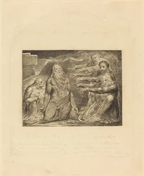 Hiob wird von seinen Freunden getadelt, 1825