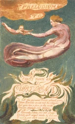 Das erste Buch Urizen, Tafel 2, "Preludium zum Buch Urizen" (Bentley 2a)