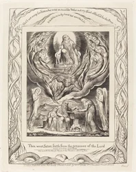 Satan geht aus der Gegenwart des Herrn, 1825
