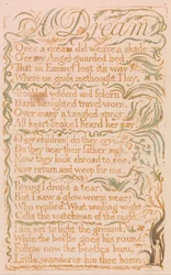 Lieder der Unschuld, Tafel 4, Ein Traum (Bentley 26)