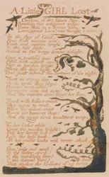 Lieder der Unschuld und der Erfahrung, Platte 44, "Ein kleines Mädchen verloren" (Bentley 51)