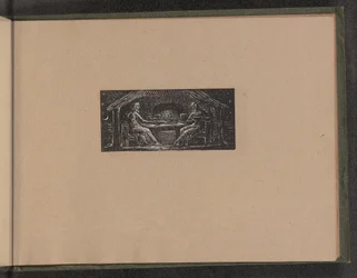 Thenot und Colinet essen ihr Abendessen, 1821