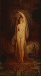 Eine allegorische Frauenfigur