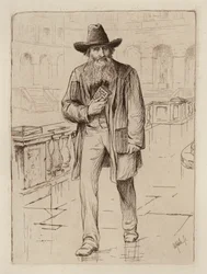 Alexander Campbell Fraser, Professor der Logik und Metaphysik (Stich)