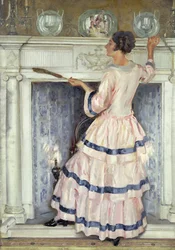 Frau Kelsey in Pink
