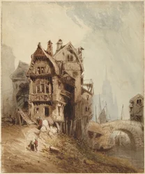 Häuser am Fluss
