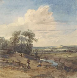 Landschaft nach Wynants (im Louvre)