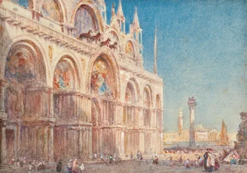 Blick auf den Markusdom, Venedig