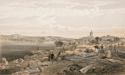 Sebastopol von der Rückseite des Fort Nicholas, Blick nach Süden