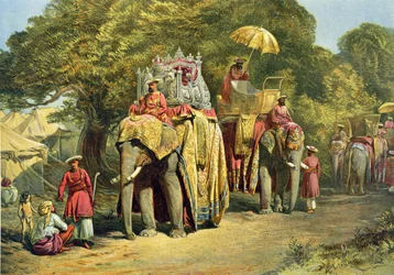 Der Staatshowdah des Generalgouverneurs, 1863