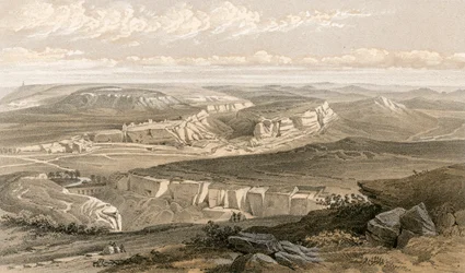 Die Ruinen von Inkermann und Stadt der Höhlen