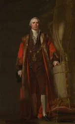 Charles Thorp als Lord Mayor von Dublin, um 1800