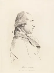Porträtstudie von Thomas Hearne
