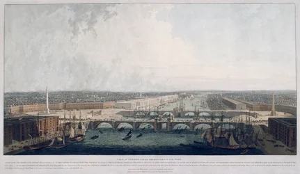 Vorgeschlagene London Bridge, London, 1802