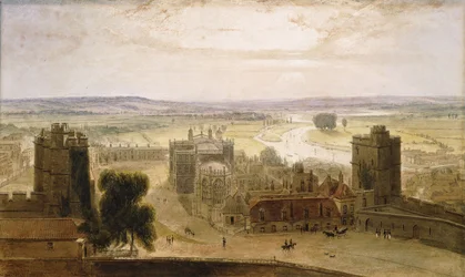 Blick vom Rundturm, Windsor Castle, 1827