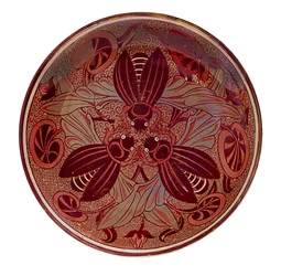 Rote Glanzkäfer-Platte, 1888-1907