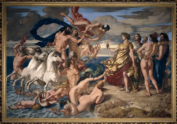 Neptun übergibt Britannia das Reich der Meere, 1847