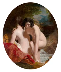 Frauen beim Baden