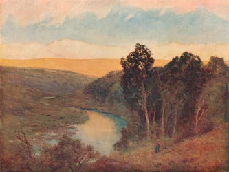 Nachmittagssonne auf den Galloway Hills, ca. 1893
