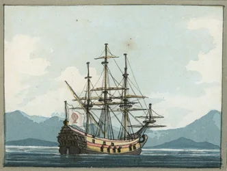 Venezianische Galeere in der Schlacht von Lepanto